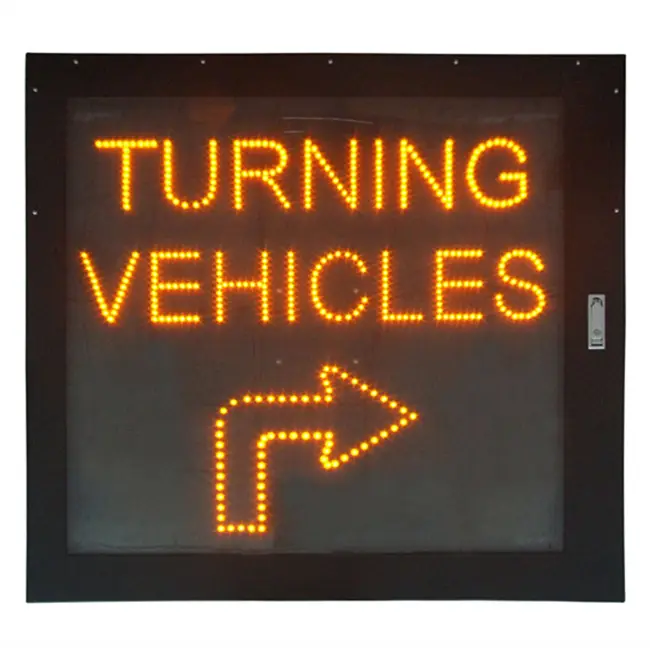 Factory Customized illuminated led traffic sign,road directionl sign