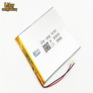 Venta wholesale ultra thin 39108108 batteries 5800 mAh lipo battery 3,7 V rechargeable lithium ion polymer - Product Image 3
