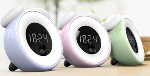 Smart sensor lumière chaude numérique réveil avec snooze dans-construit Li batterie - Product Image 2