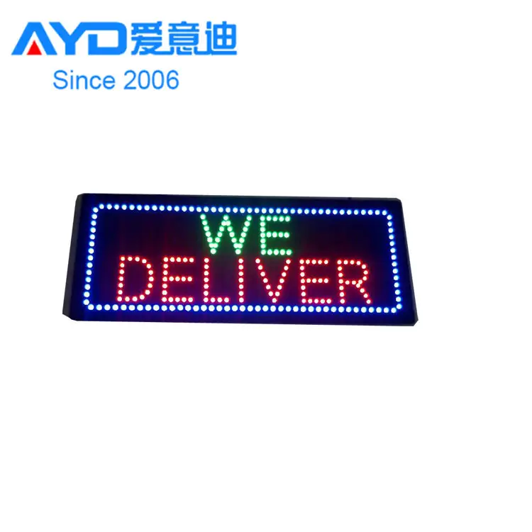 Goedkope Prijs Acryl Led Teken Display Indoor Led Brief Bord Voor Etalage