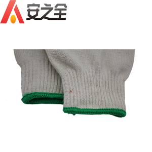Guantes de algodón de punto para limpieza del hogar de mano acrílica de hilo blanco barato - Product Image 6