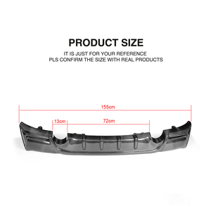 Serat karbon M235i Rear <span class=keywords><strong>Diffuser</strong></span> untuk <span class=keywords><strong>BMW</strong></span> F22 Msport 230i 228i F22 14-17 BARU <span class=keywords><strong>2</strong></span> Seri - Product Image 6