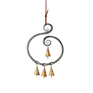 Carillon à vent en fer forgé à la main, avec bobine, 1 pièce - Product Image 1