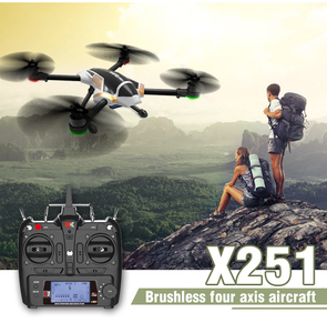 Haut qualité GW-TX251 drone avec Brushless Motor et caméra wifi fpv vol en immersion 2.4G 4 voies 6 Axes 360 degrés Eversion - Product Image 3