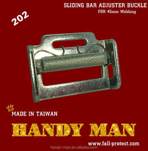 Régulateur de barre coulissante en acier avec boucle ronde zinguée - Product Image 4