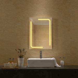 Ma thuật Backlit phòng tắm LCD TV Hidden truyền hình gương trang điểm gương với LED ánh sáng - Product Image 3