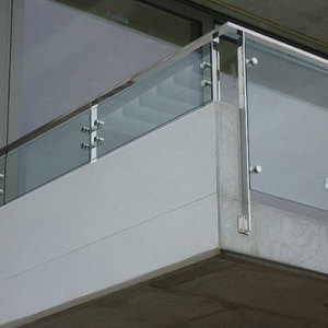 Prima exterior <span class=keywords><strong>de</strong></span> acero inoxidable sistema <span class=keywords><strong>de</strong></span> barandas <span class=keywords><strong>de</strong></span> <span class=keywords><strong>vidrio</strong></span> tubo cuadrado balcón barandilla - Product Image 5