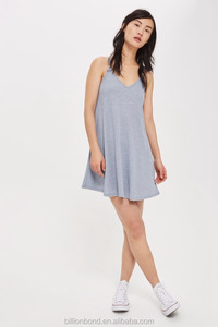 Printemps et D'été Robe Slip Casual Robe Femmes Dentelle dans le Dos Swing Bandage Robe - Product Image 2