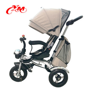 Mode vente Chaude <span class=keywords><strong>tricycle</strong></span> enfants 4 en 1 gris/confortable air pneu bébé poussette trike/bon EN71 bébé <span class=keywords><strong>tricycle</strong></span> en Europe marché - Product Image 1