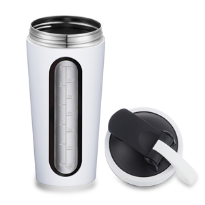 थोक 700ml 25oz व्यक्तिगत लोगो मुद्रण के साथ जिम फिटनेस स्टेनलेस स्टील खेल प्रोटीन प्रकार के बरतन - Product Image 2