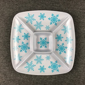 <span class=keywords><strong>Plateau</strong></span> <span class=keywords><strong>de</strong></span> service pour apéritif en mélamine à 5 compartiments Design <span class=keywords><strong>de</strong></span> Noël - Product Image 2