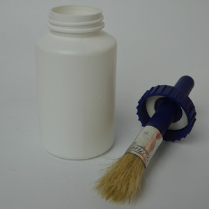 100ml óleo de casco 200ml250ml 300ml 400ml 500ml PE garrafa de plástico com bomba de escova - Product Image 2