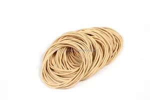 Großhandel Vietnam beige Farbe elastische Latex Gummiband , 60mm * 2mm Haar Silikon Gummi band