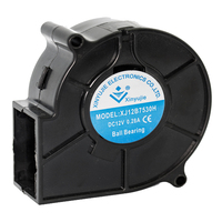 7530 ventilatore impermeabile a basso rumore su misura del ventilatore 5/12/24/48V del ventilatore del sistema FG RD PWM dell'aria fresca
