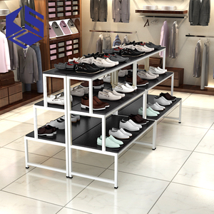 Moderne MDF Sports Memorabilia Vitrine mit Sportschuhe Rack Sportschuhe Rack Display
