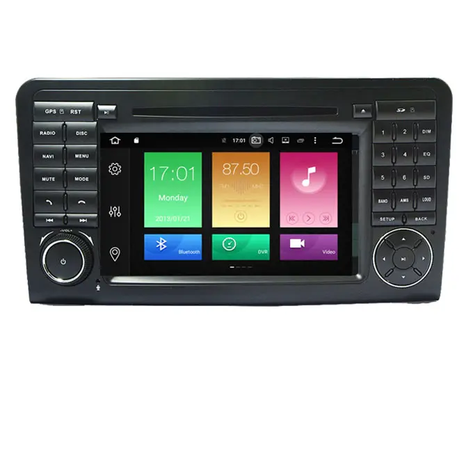 Car Multimedia Player GPS Android 10 2 Din DVD Do Carro Para Mercedes/Benz/GL CLASSE ML W164 ML350 4GB RAM DSP Microfone de Rádio Wi-fi