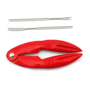 TLSF-02 Pinces De Crabe Pinces Crabe Broche Crabe Viande Fourchette Fruits Outil Kit Homard Craquelins Et Fourchettes