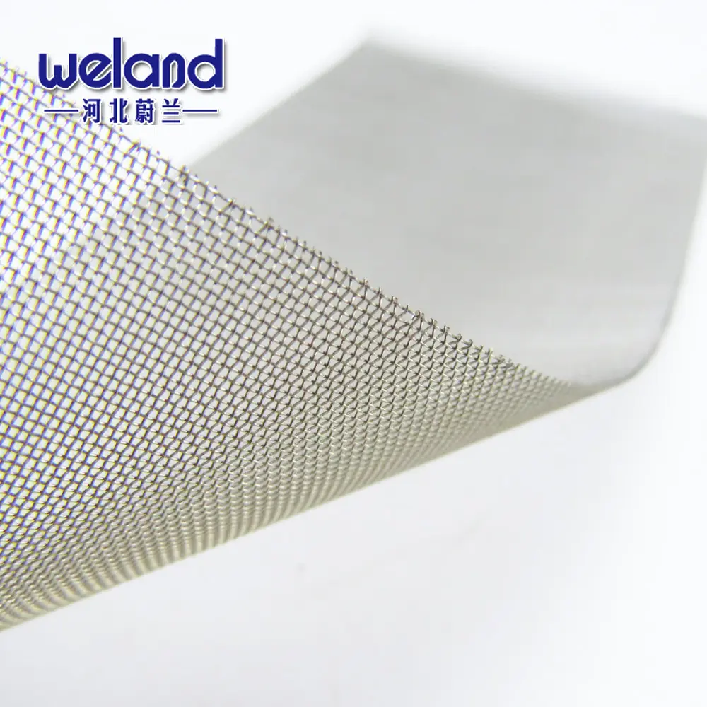 Mesh Wire Cloth Stainless Steel 304 Screen Woven Twill Weave 8-14 Days HBWELAND Cutting CN;HEB 304ss WL-12