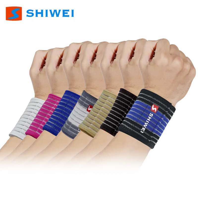 Adjustable Sport Wristband Weight Lifting Wrist Wraps Bandage Support Sports Wrist Band With OEM Service