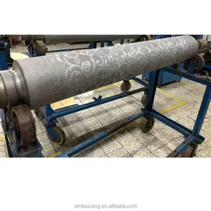 High Quality Customized Steel hand carved wallpaper Embossing Roller