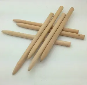 Multi-Purpose round wood stylus sticks for drawing on Scratch Art Papers 115*7mm