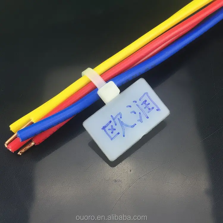 Ouoro 4*150 Buiten Nylon Elektrische Kabel Label Marker Tag Kabelbinder