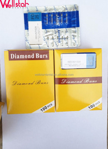 Prezzo a buon mercato per la vendita di dentale ad alta velocità dentale diamante rotondo diamante dentale burs