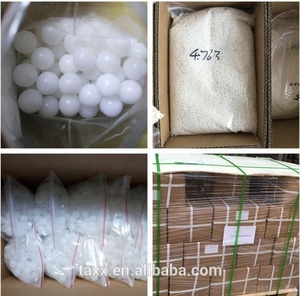 Bolas de plástico de acetal do pom da delrin sólida 5mm para o rolamento - Product Image 6