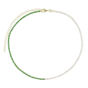 LOZRUNVE China Supplier Fashion 925 Sterling Silver Cubic Zircon <strong>Tennis</strong> <strong>Choker</strong> - Product Image 3