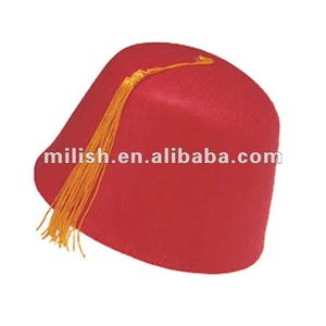 حزب Tarboosh الكبار الحجم الأحمر شعرت <span class=keywords><strong>Dr</strong></span>. الذين Shriner علاء الدين فاس قبعة مع شرابة الذهب MH-0692 - Product Image 2