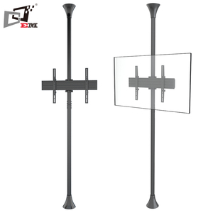 360 Degree Rotation Support Landscape or Portrait Floor to Ceiling Mount <strong>TV</strong> <strong>Stand</strong> Furniture LCD Screen <strong>Stand</strong> - Product Image 2