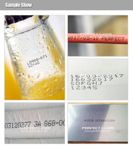 Hoàn hảo laser tự động công nghiệp cho nhãn Nylon ABS nhựa PVC ngày trên túi gói chai máy in phun máy in Máy in - Product Image 4