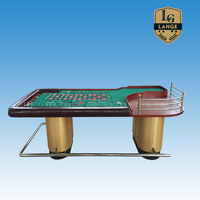 Luxus-Roulette-Spieltisch aus Holz in Casino-Qualität mit 32 Roulette-Rädern