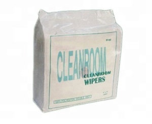 Cleanroom Wiper 100% โพลีเอสเตอร์ที่ปัดน้ำฝนเลเซอร์ตัดคลีนรูมเช็ดขายส่งจีน