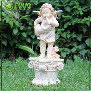 resina religioso statua di angioletto - Product Image 2