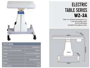 WZ-3A cơ giới nhãn khoa điện nâng bảng 1 năm bảo hành quang học dụng cụ sản phẩm - Product Image 4