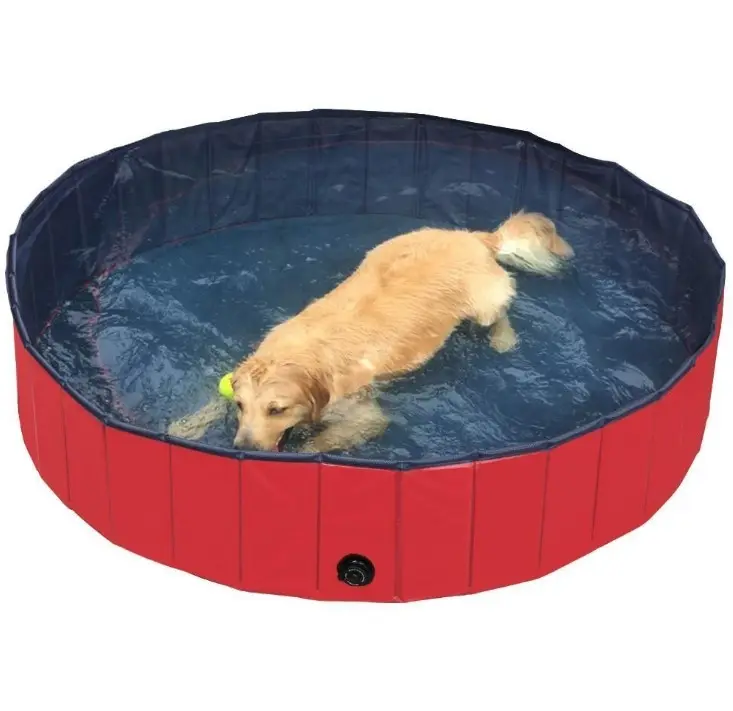 Forniture per animali domestici strumento per la pulizia lavaggio del cane tubo da bagno pieghevole per bambini piscina per animali domestici in PVC