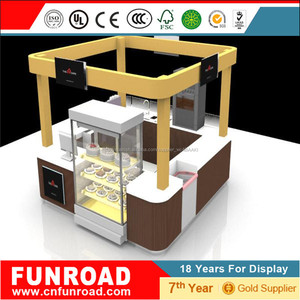 <span class=keywords><strong>Cafetería</strong></span> de comida rápida para <span class=keywords><strong>centro</strong></span> comercial columna y techo con pared de imagen - Product Image 2