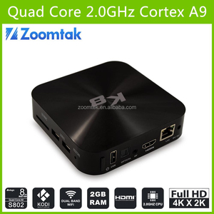 Amlogic s802 quad core android tv box 4 k ultra salida android tv box xnxx películas de dibujos animados - Product Image 5