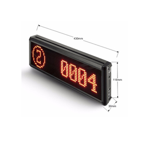 Restaurante cola del sistema camarera inalámbrico número esperando cola cliente llamando a Sistema de Gestión de colas de La Clínica - Product Image 4