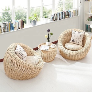 Venta al por mayor de sofás de mimbre/mimbre respetuosos con el medio ambiente de diseño único para sala de estar - Product Image 3