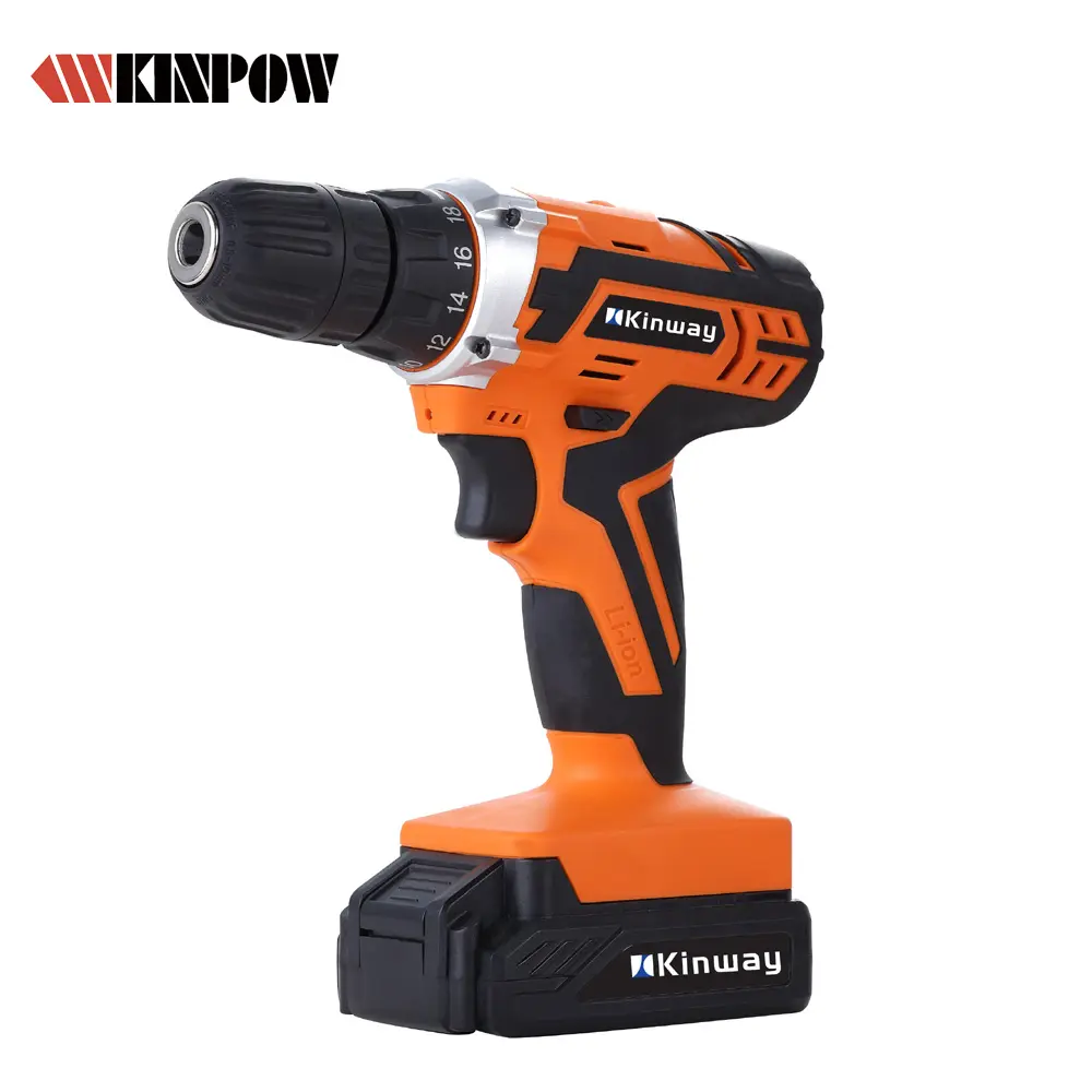 Lithium(Li-ion) Cordless drill 18V 12V/16V/20V/24V by KINPOW industry co.ltd power tools