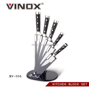 Bán buôn 5 cái Nhà Bếp <span class=keywords><strong>Knife</strong></span> Set thép không gỉ Đầu Bếp <span class=keywords><strong>Knife</strong></span> Set với dao khối - Product Image 5