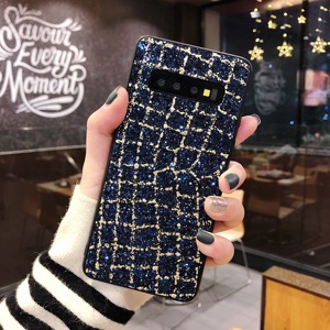 Simple Pour <span class=keywords><strong>Samsung</strong></span> <span class=keywords><strong>Galaxy</strong></span> S10 Cas Paillettes Perceuse Grille En Silicone dur Couverture de Téléphone Pour <span class=keywords><strong>Samsung</strong></span> S10E S10 Lite Capa - Product Image 3