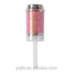 Popular High Quality Plastic <strong>Wedding</strong> / Party Decoration Push-pop <strong>Confetti</strong> - Product Image 5