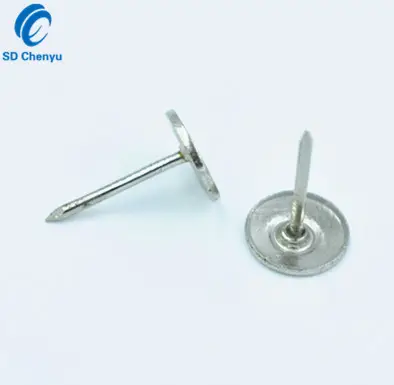 Tachuela de pulgar de cabeza plana de Metal y plata de 16mm a granel para muebles DIY