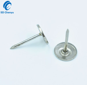 Bulk 16mm Metal Silver Flat Head Thumb Tack for Furniture DIY