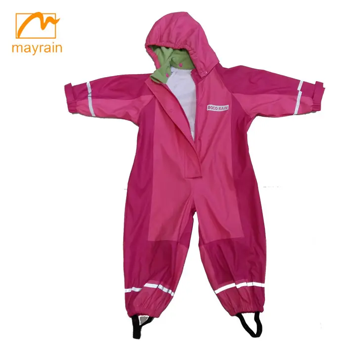 Factory prijs kids rainsuits waterdichte regenjassen voor kinderen logo