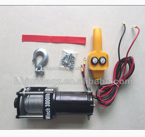 12V 24V סופר מנוע כבל משיכת כננת משמש משאית מנוף - Product Image 6