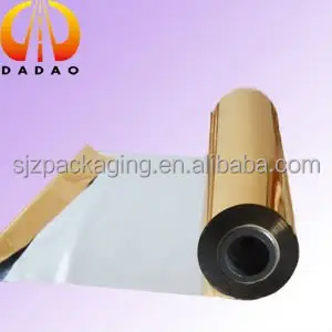Gold And Silver Pet Metallized Thermal Lamination Films